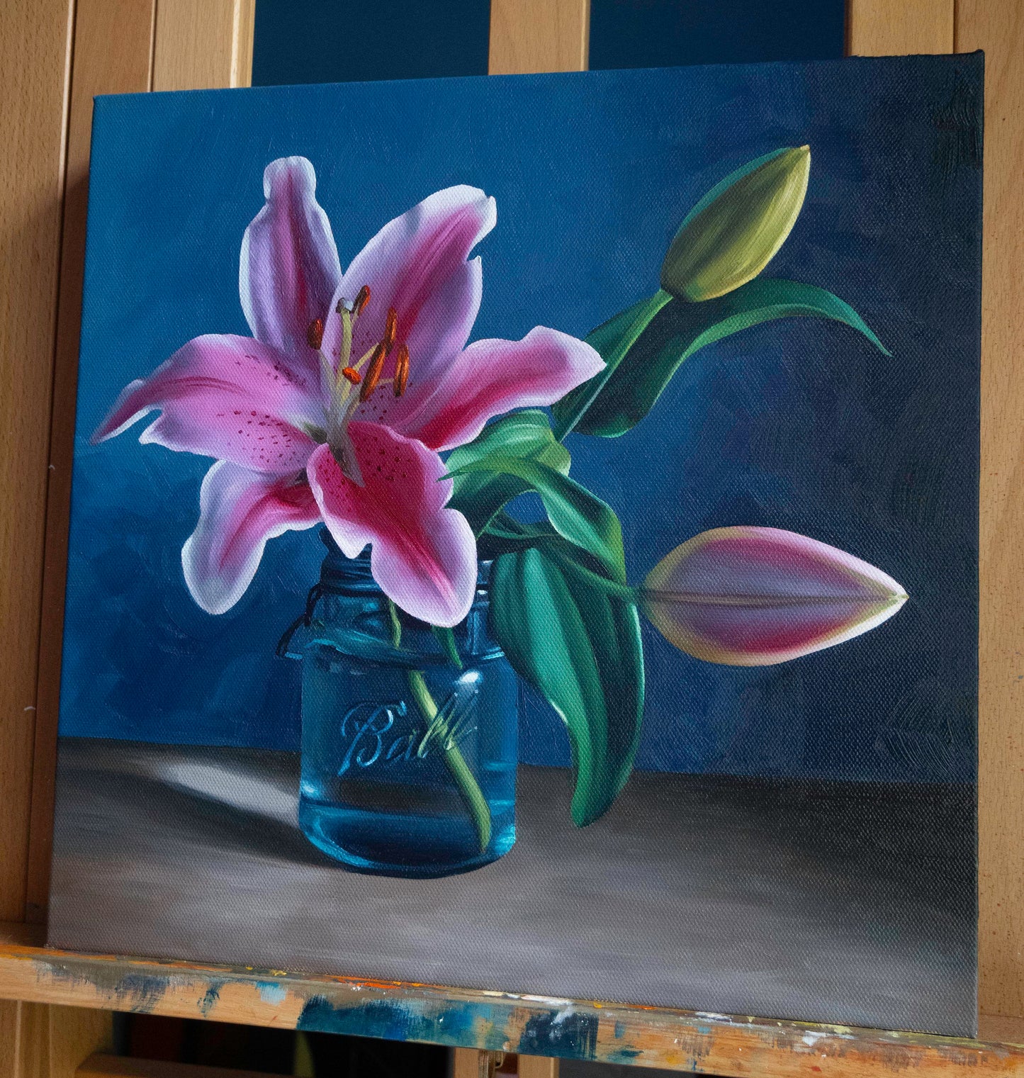 Lily in Blue