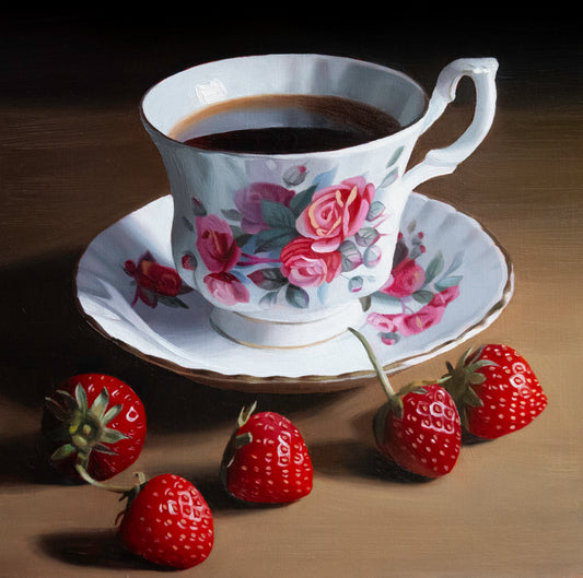 Teacup and Strawberries