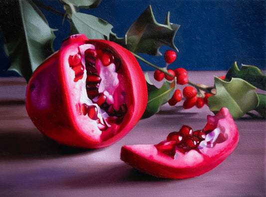 Holly Berries & Pomegranate